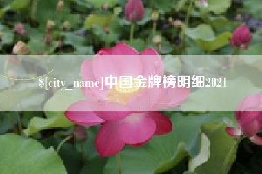 定边中国金牌榜明细2021