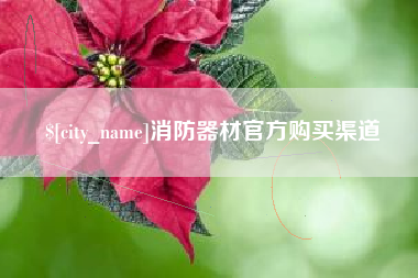 定边消防器材官方购买渠道