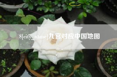 定边九宫对应中国地图