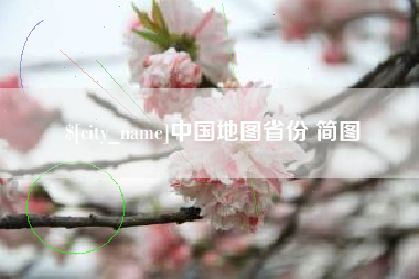 定边中国地图省份 简图