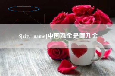定边中国九金是哪九金
