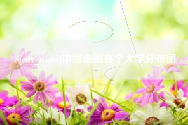 定边中国地图各个大学分布图