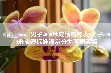 定边男子5000米成绩对照表-男子5000米成绩标准通常分为不同等级