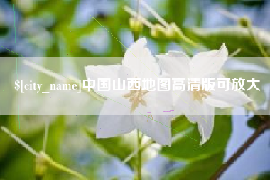 定边中国山西地图高清版可放大