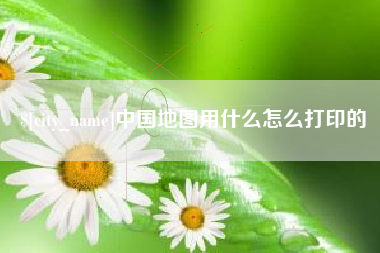 定边中国地图用什么怎么打印的