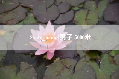 定边男子 5000米
