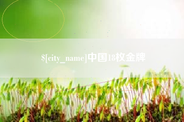 定边中国18枚金牌