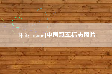 定边中国冠军标志图片