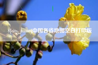 定边中国各省地图空白打印版