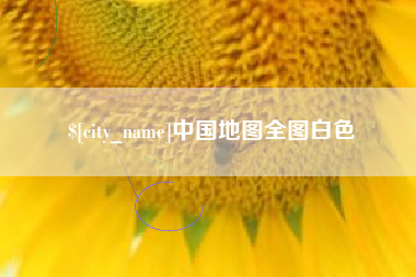 定边中国地图全图白色