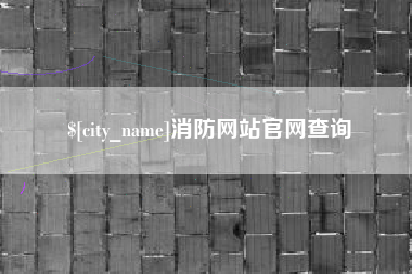定边消防网站官网查询