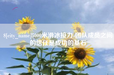 定边5000米滑冰接力-团队成员之间的信任是成功的基石