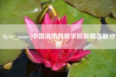 定边中国消防救援学院新疆录取分数