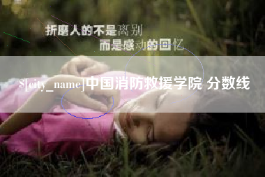 定边中国消防救援学院 分数线