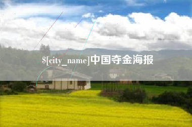定边中国夺金海报