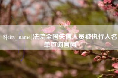 定边法院全国失信人员被执行人名单查询官网