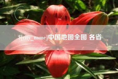 定边中国地图全图 各省