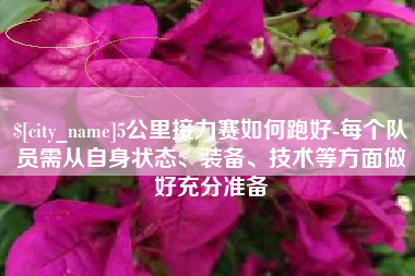 定边5公里接力赛如何跑好-每个队员需从自身状态、装备、技术等方面做好充分准备