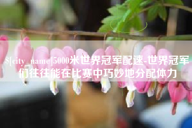 定边5000米世界冠军配速-世界冠军们往往能在比赛中巧妙地分配体力