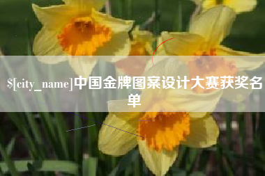 定边中国金牌图案设计大赛获奖名单