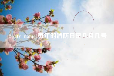 定边每年的消防日是几月几号