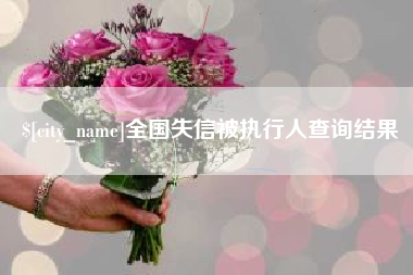 定边全国失信被执行人查询结果
