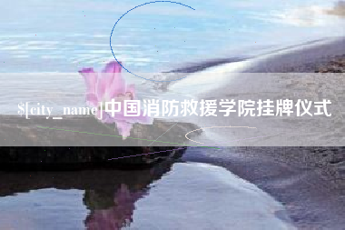 定边中国消防救援学院挂牌仪式