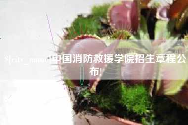 定边中国消防救援学院招生章程公布!